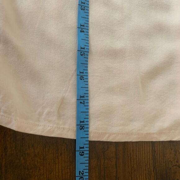 Divided by H&M Light Pink Sleeveless Top with Embroidered Scoop Neck Top Size 4 - Picture 7 of 7